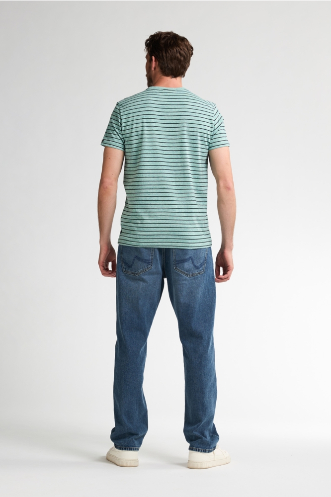 Petrol Industries groene heren t-shirt | Model