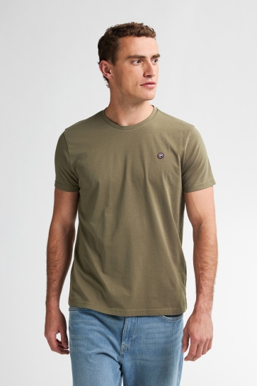 Petrol Industries T-shirt LOGO T SHIRT WINDWARD M ROS TSR002 6174 Mossy Stone