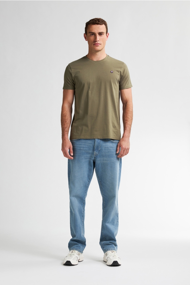 Petrol Industries groene heren t-shirt | Model