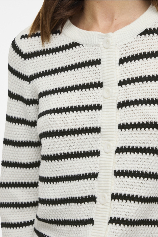 Vila witte dames vest | Close up