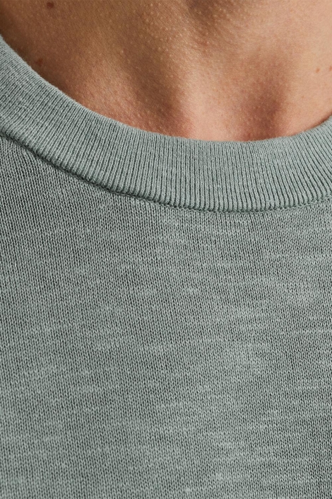 Cast Iron groene heren t-shirt | Close up