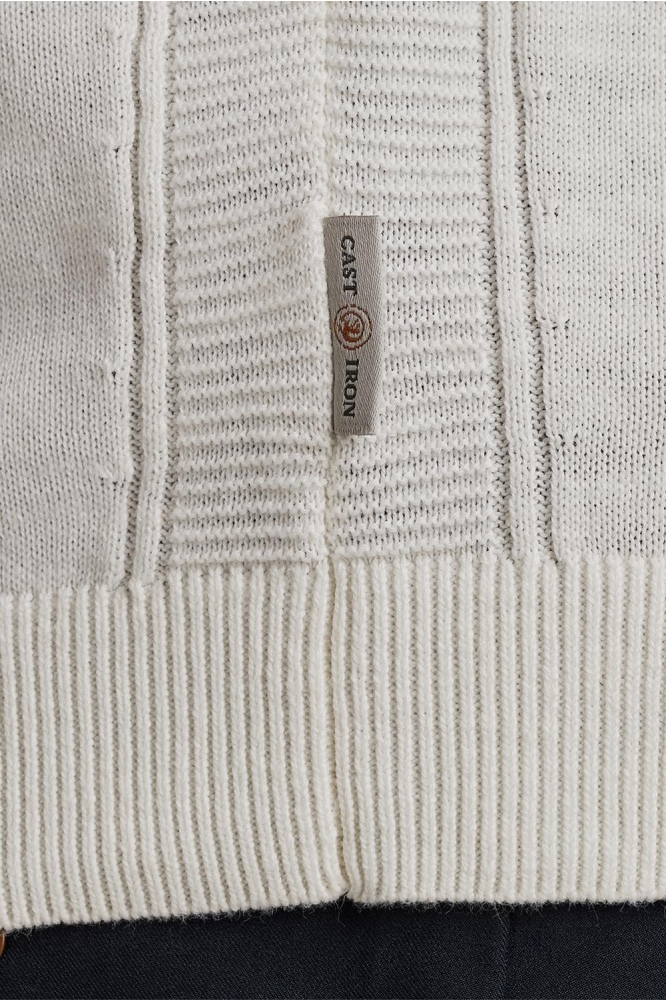 Cast Iron witte heren t-shirt | Unique Selling Point