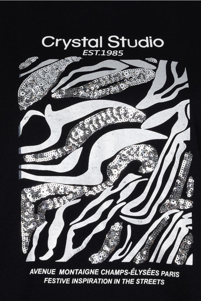 EsQualo zwarte dames t-shirt | Unique Selling Point