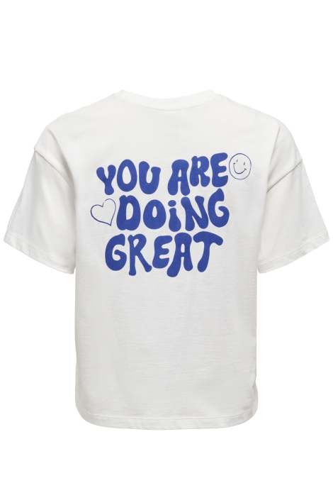 Only witte dames t-shirt | Achteraanzicht