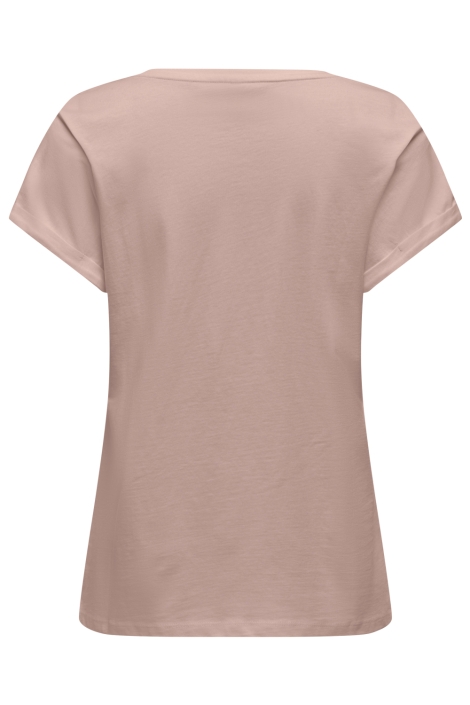 Only roze dames t-shirt | Achteraanzicht