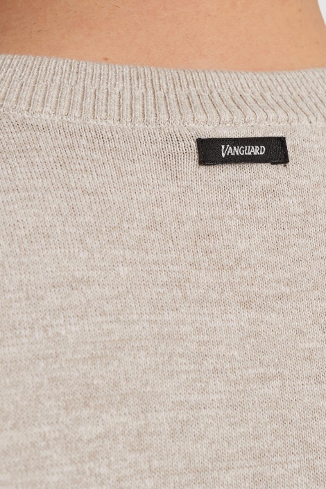 Vanguard beige heren t-shirt | Kleurstaal