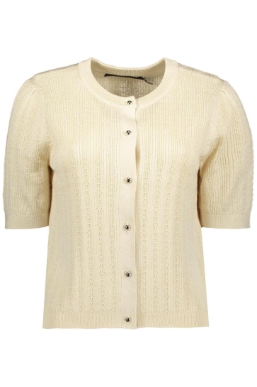 Vero Moda Vest VMNEWLEX STITCH 2/4 O-NECK CARDIGAN 10332044 Birch