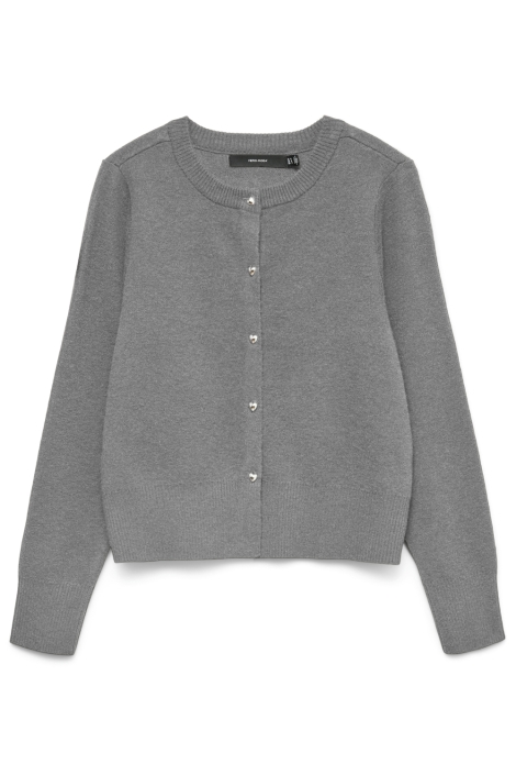 Vero Moda grijze dames vest | Vooraanzicht