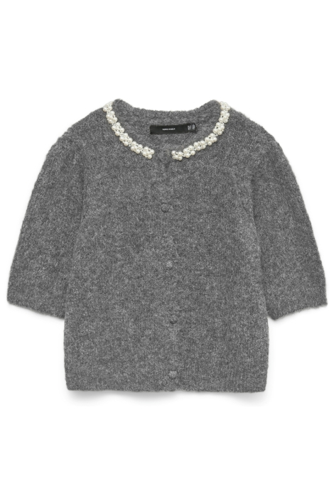 Vero Moda grijze dames vest | Vooraanzicht