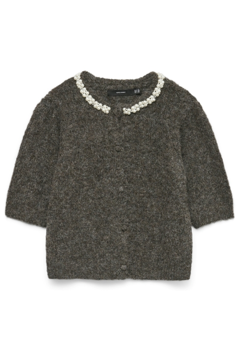 Vero Moda bruine dames vest | Vooraanzicht