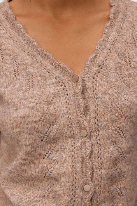 Vero Moda beige dames vest | Close up