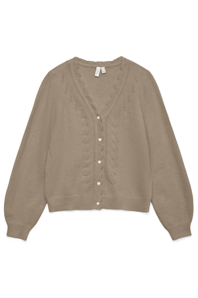 Vero Moda beige dames vest | Vooraanzicht