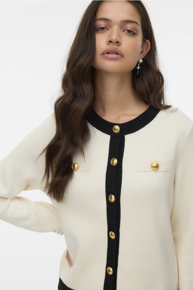 Vero Moda beige dames vest | Close up