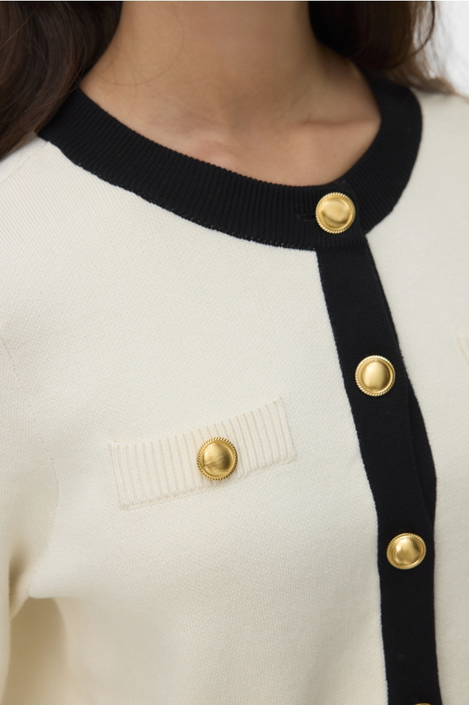 Vero Moda beige dames vest | Close up