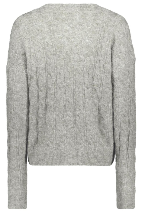 Vero Moda grijze dames vest | Achteraanzicht