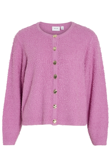 Vila VIPAZA L/S O-NECK KNIT CARDIGAN/R 14110480 Opera Mauve