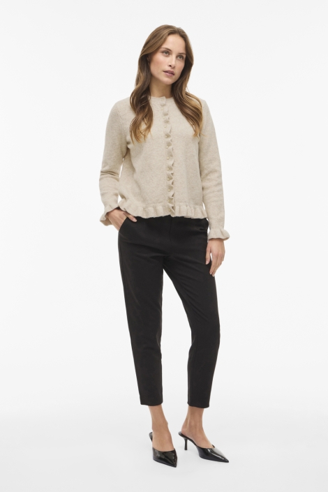 Vila beige dames vest | Model