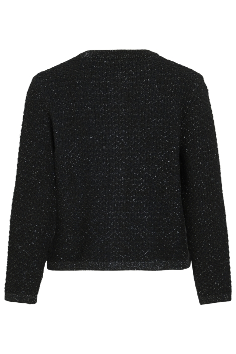 Vila zwarte dames vest | Achteraanzicht