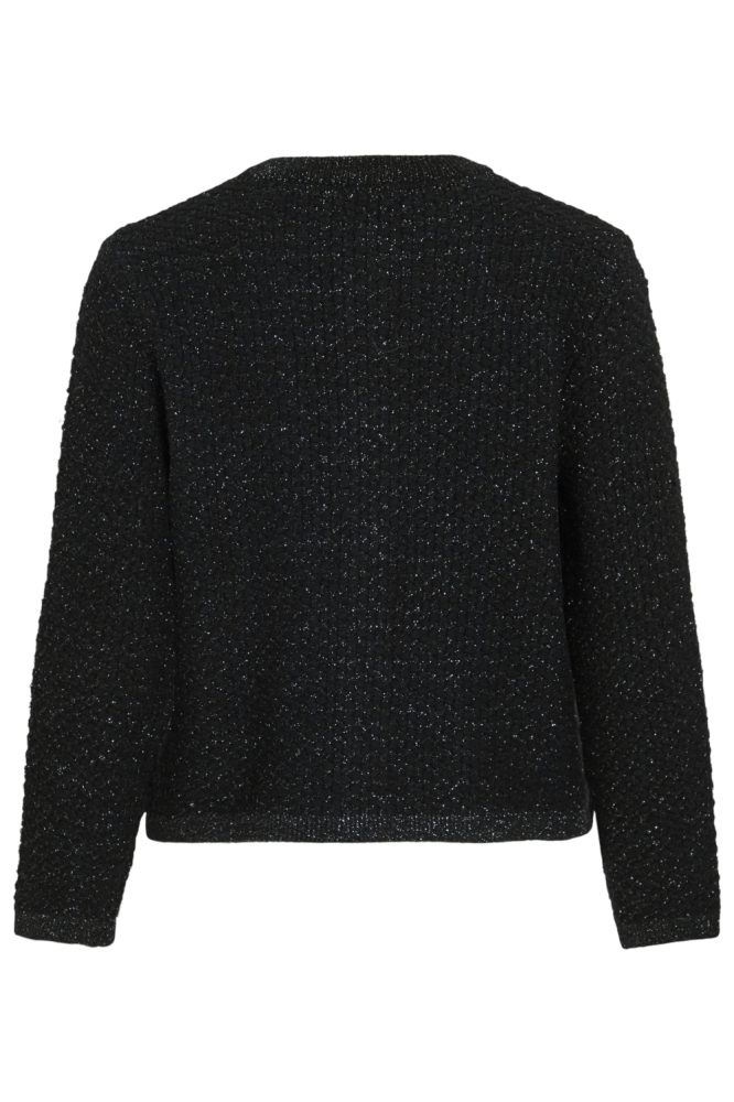 Vila zwarte dames vest | Achteraanzicht