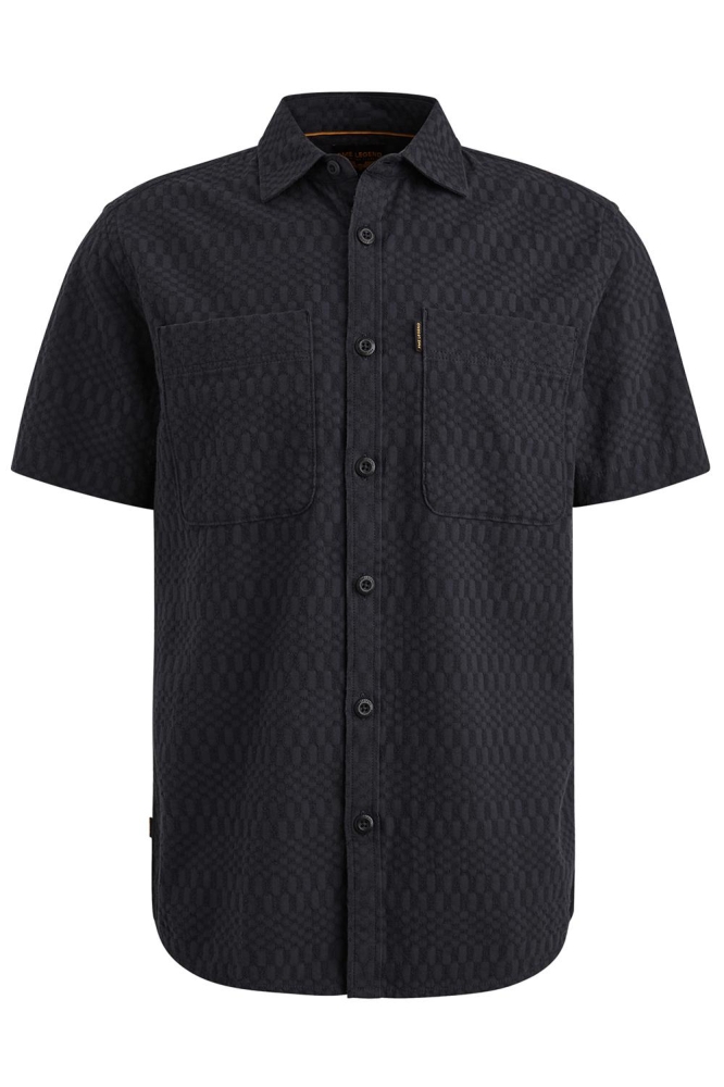 PME legend blauwe heren overhemd | Vooraanzicht