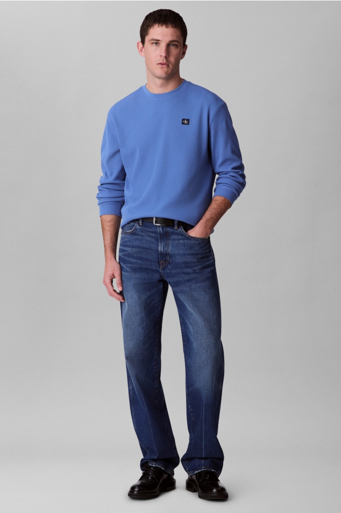 Calvin Klein blauwe heren trui | Model