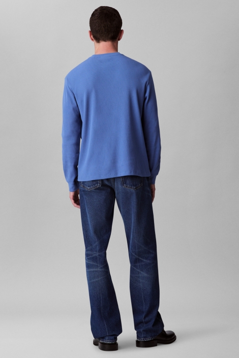 Calvin Klein blauwe heren trui | Model