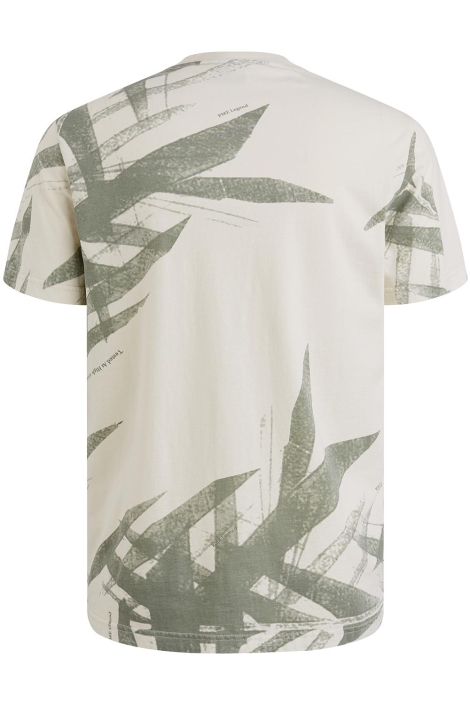 PME legend ecru heren t-shirt | Achteraanzicht