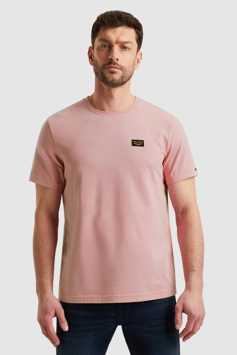 PME legend roze heren t-shirt | Model vooraanzicht