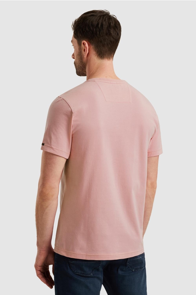 PME legend roze heren t-shirt | Model achteraanzicht