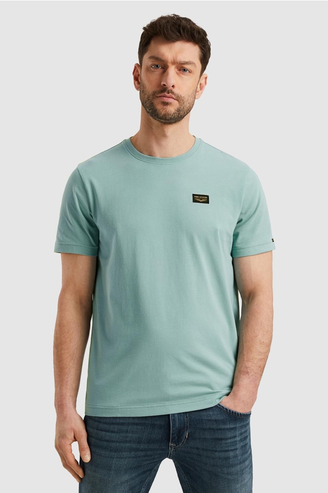 PME legend groene heren t-shirt | Model vooraanzicht