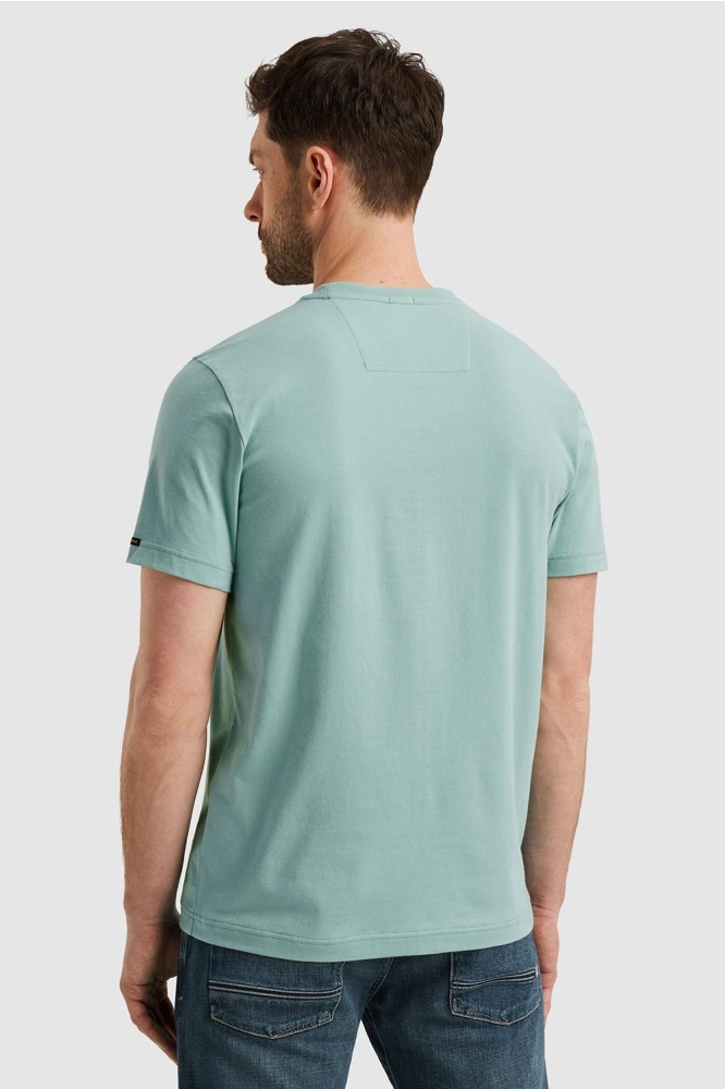 PME legend groene heren t-shirt | Model achteraanzicht