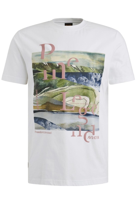 PME legend witte heren t-shirt | Vooraanzicht