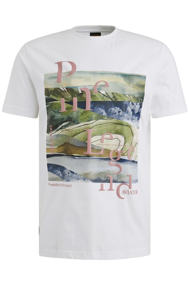 PME legend witte heren t-shirt | Vooraanzicht