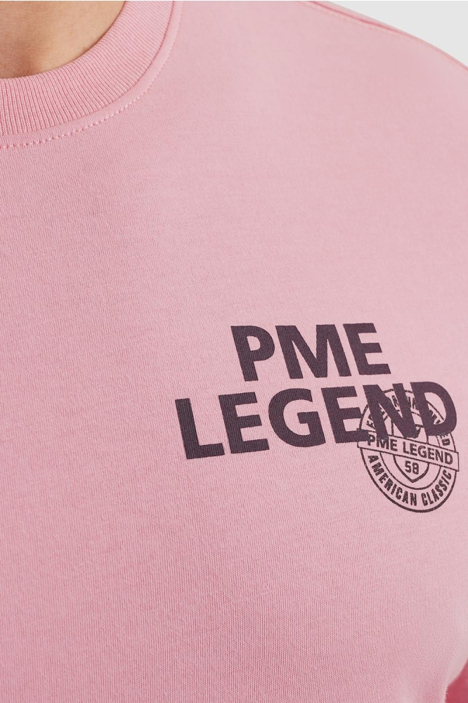 PME legend roze heren t-shirt | Kleurstaal