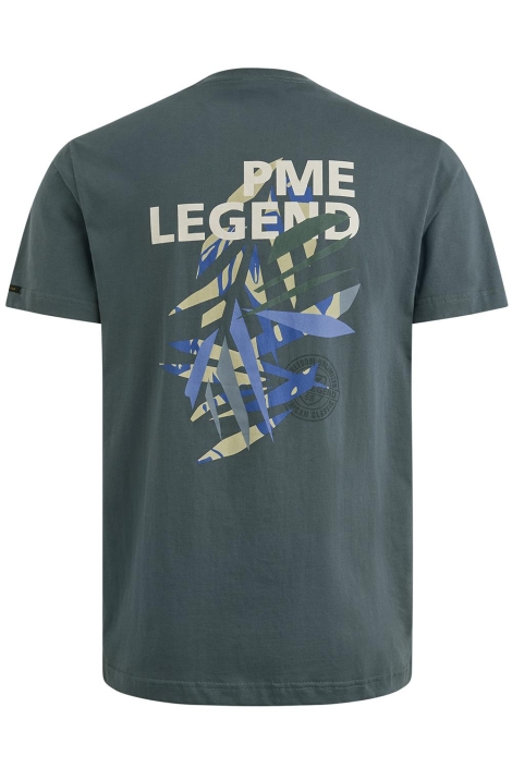 PME legend blauwe heren t-shirt | Achteraanzicht