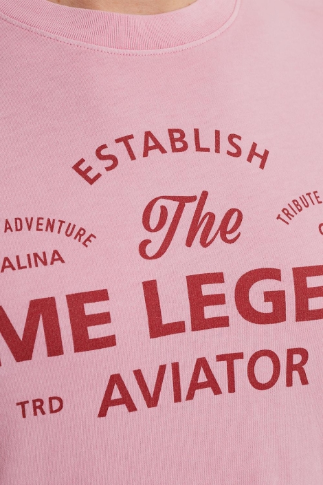 PME legend roze heren t-shirt | Unique Selling Point