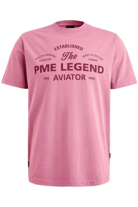 PME legend roze heren t-shirt | Vooraanzicht