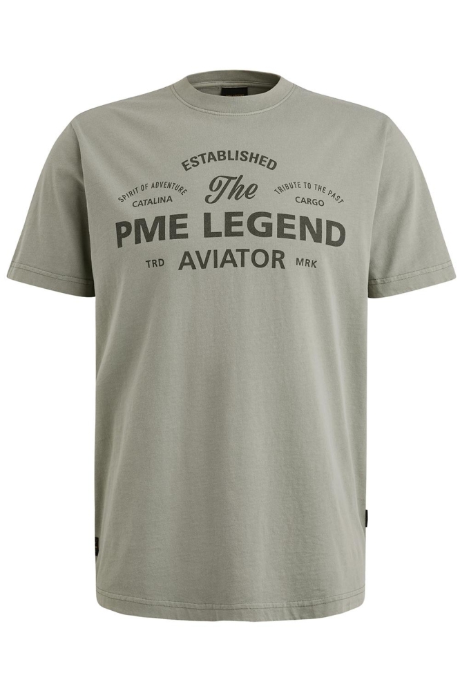 PME legend groene heren t-shirt | Vooraanzicht