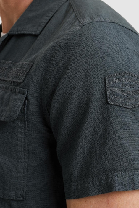 PME legend grijze heren overhemd | Kleurstaal