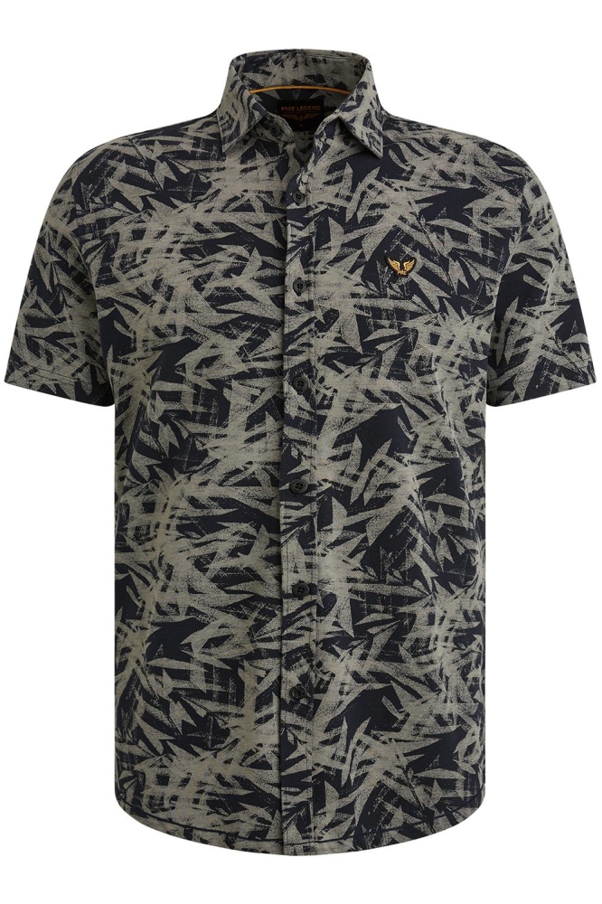 PME legend blauwe heren overhemd | Vooraanzicht