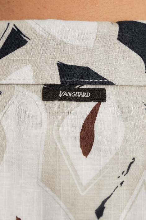 Vanguard beige heren overhemd | Kleurstaal