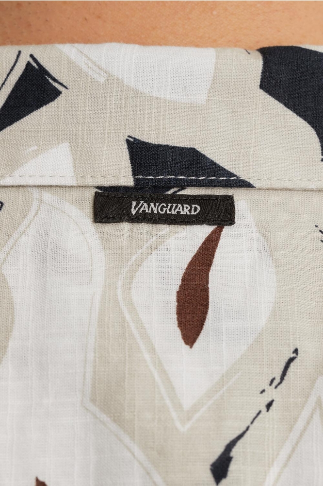 Vanguard beige heren overhemd | Kleurstaal
