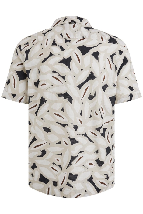 Vanguard beige heren overhemd | Achteraanzicht