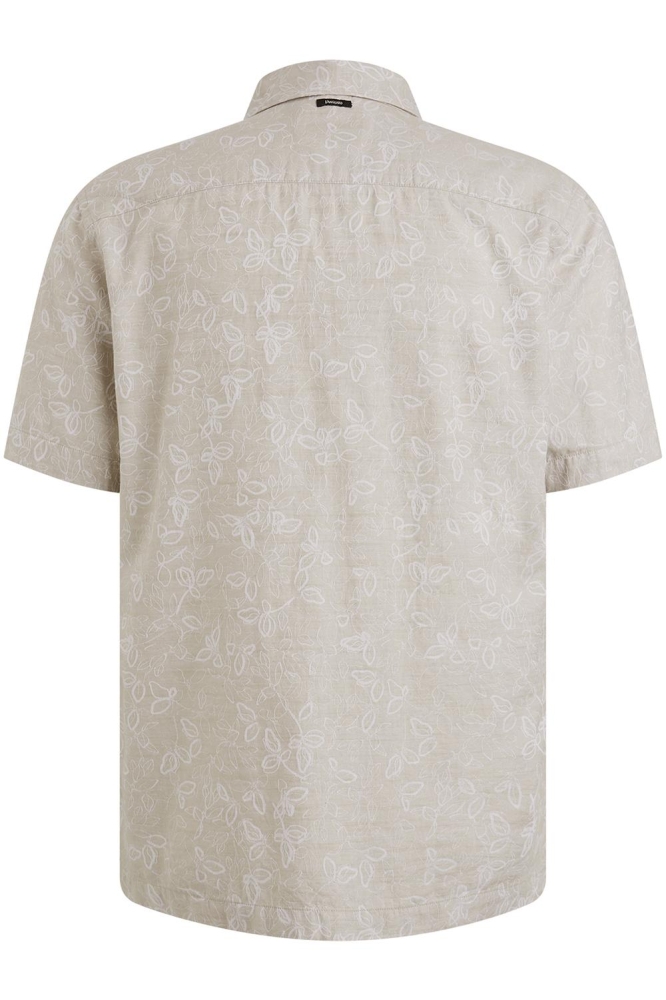 Vanguard beige heren overhemd | Achteraanzicht