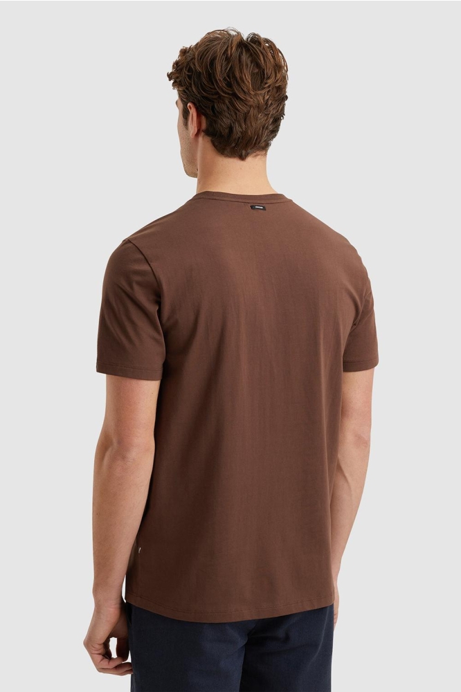 Vanguard koperen heren t-shirt | Model achteraanzicht