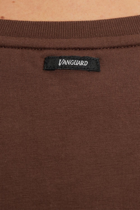 Vanguard koperen heren t-shirt | Kleurstaal