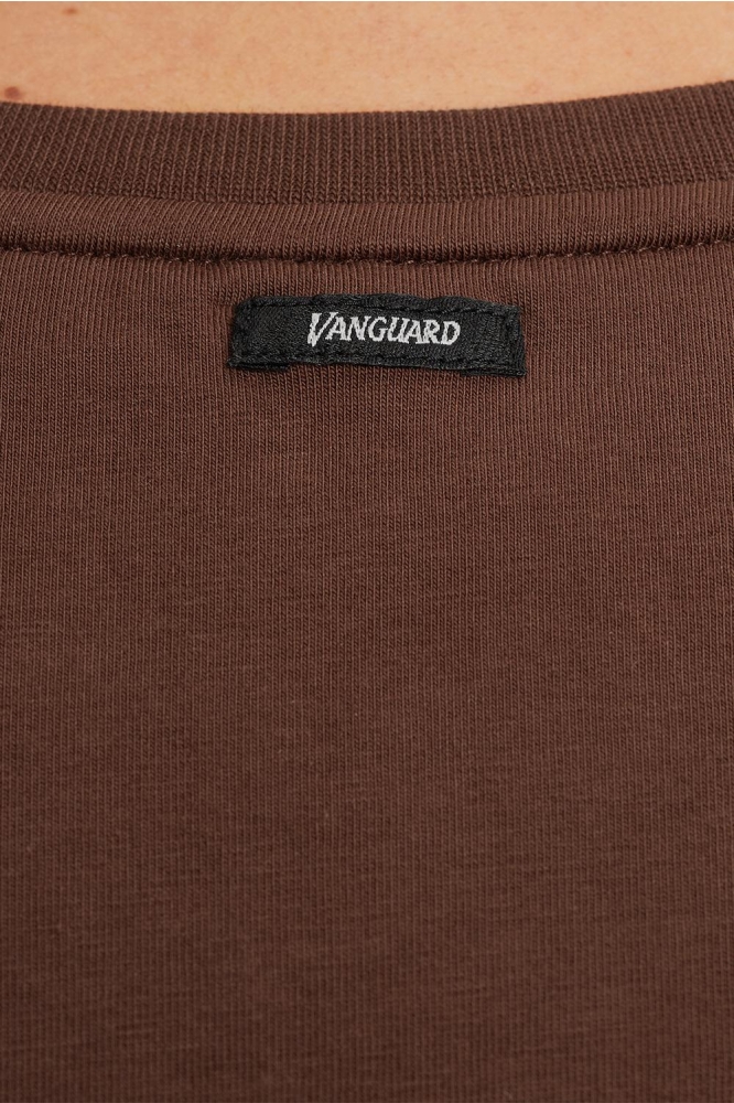 Vanguard koperen heren t-shirt | Kleurstaal