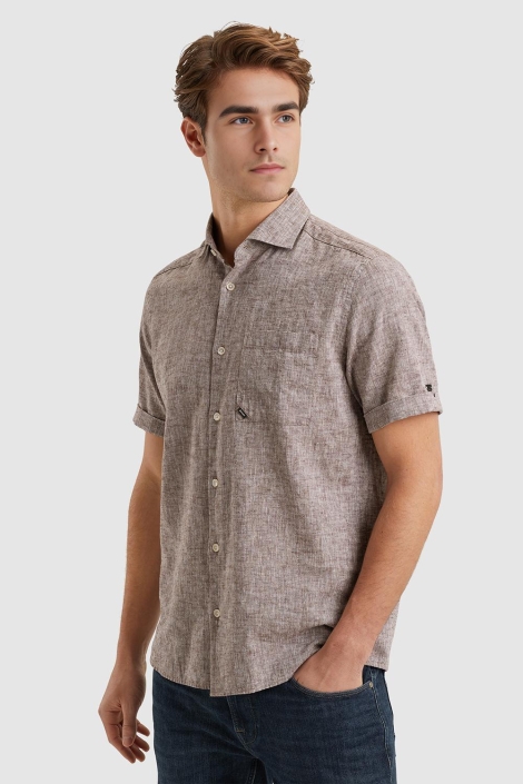 Vanguard koperen heren overhemd | Model vooraanzicht