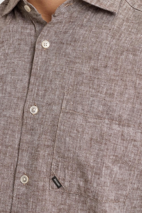 Vanguard koperen heren overhemd | Close up