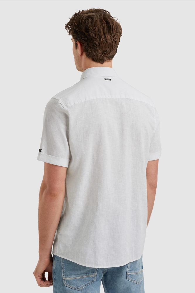 Vanguard witte heren overhemd | Model achteraanzicht